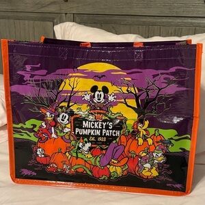 Mickey's Pumpkin Patch Halloween Party Bag - Purple and Orange